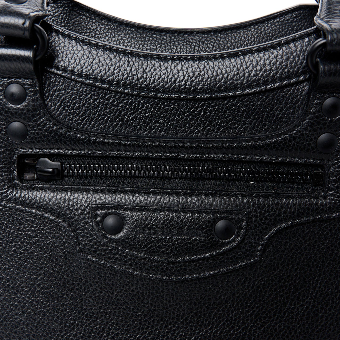 Grained Calfskin Neo Classic Black Hardware S City Black