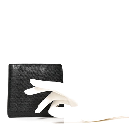 Chanel Grained Calfskin CC Bifold Wallet Black 2 of 7