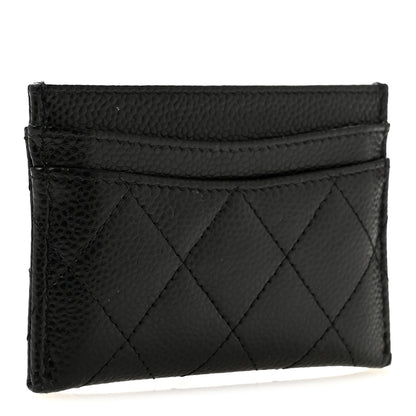 Chanel Caviar Quilted Card Holder Black 3 of 8