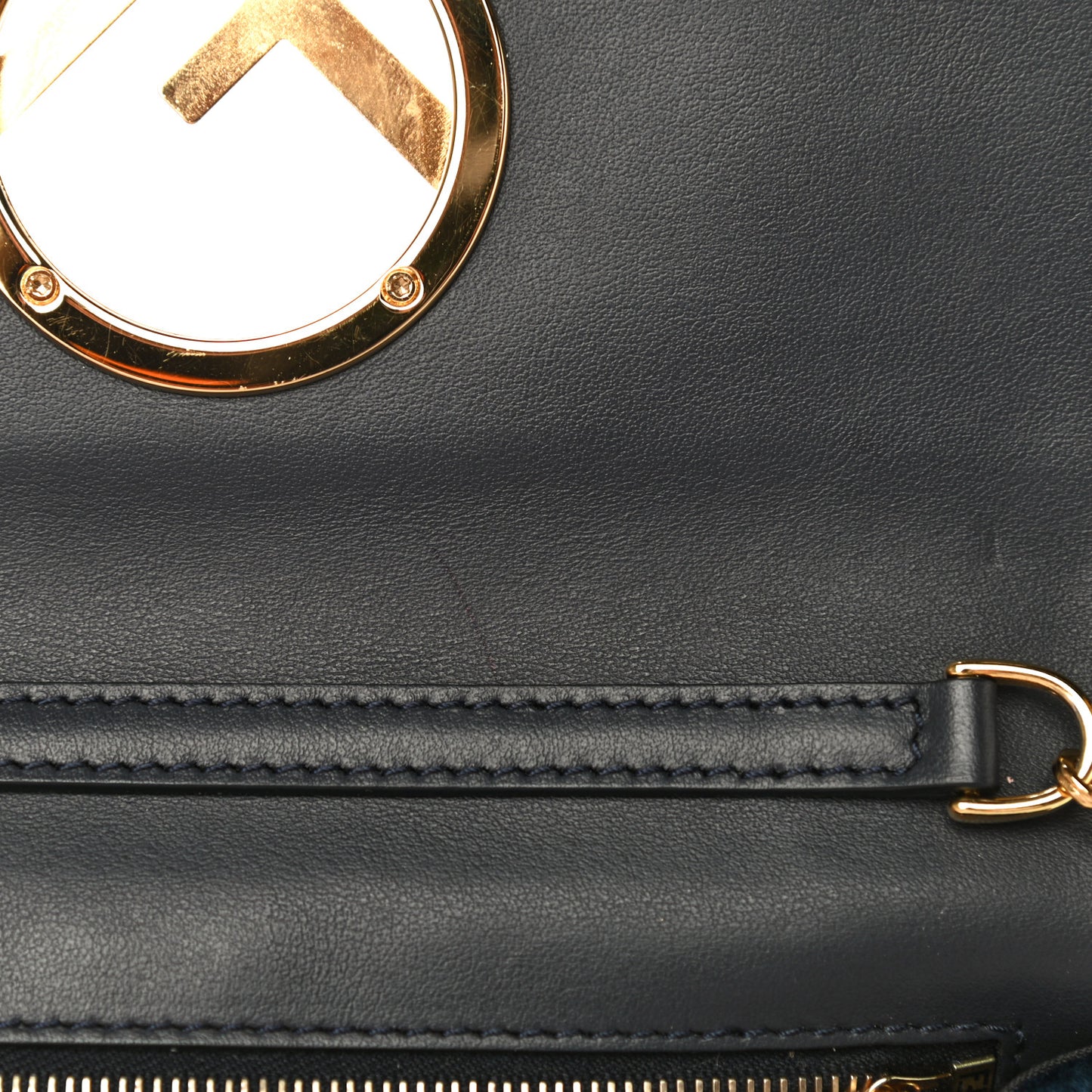 Velvet F is Fendi Wallet on Chain Blue