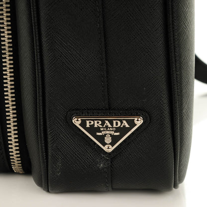 Prada Saffiano Travel Briefcase Nero Black 5 of 10