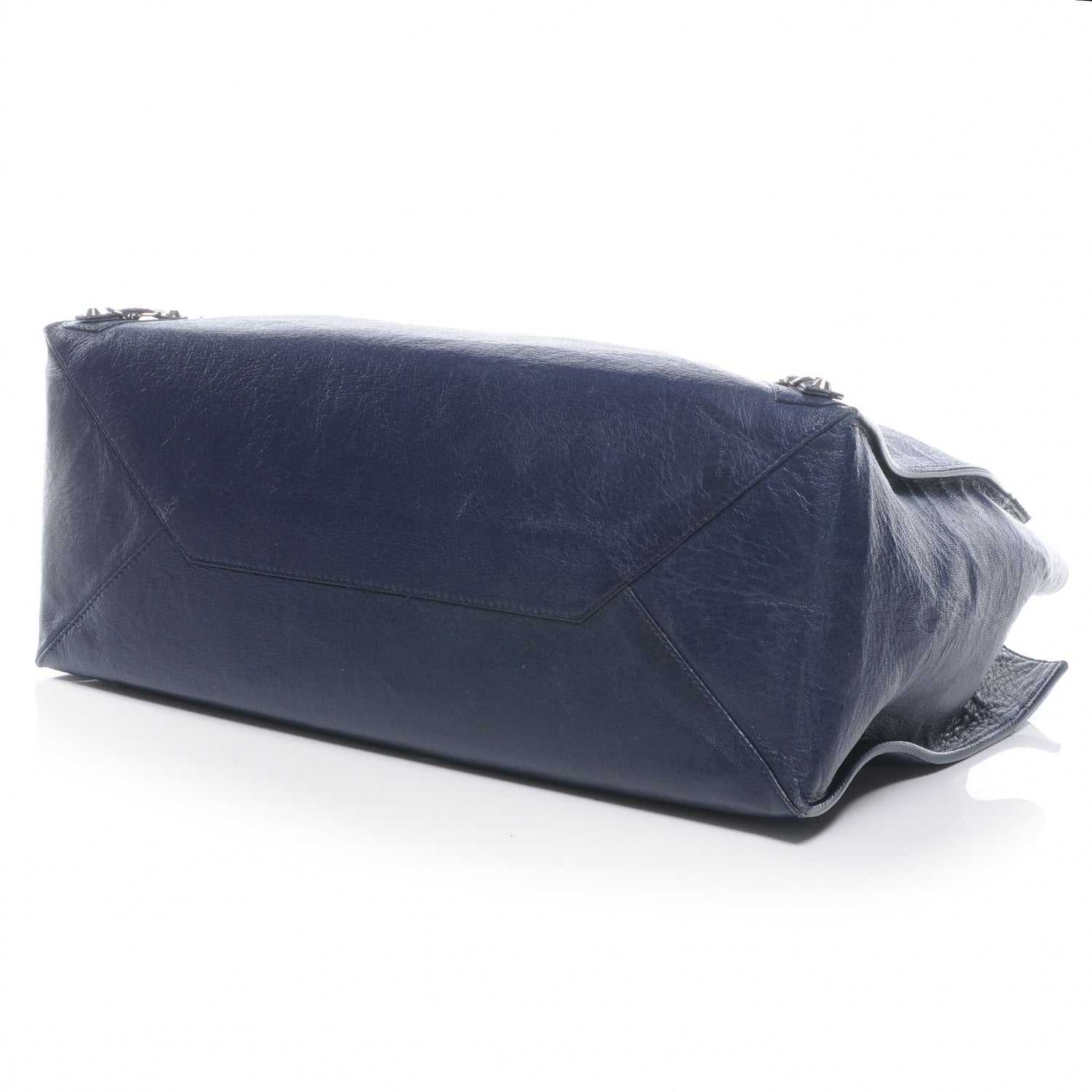 Balenciaga Veau Papier A4 Tote Bleu Roi 4 of 7