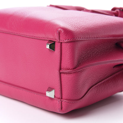 MCM Grained Calfskin Mini Milla Tote Beetroot Pink 7 of 9
