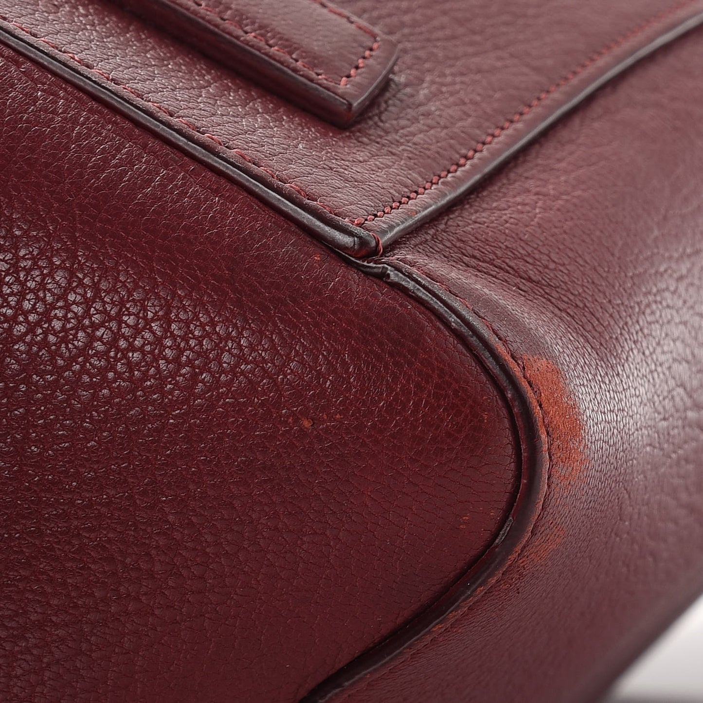 Sugar Goatskin Medium Antigona Oxblood