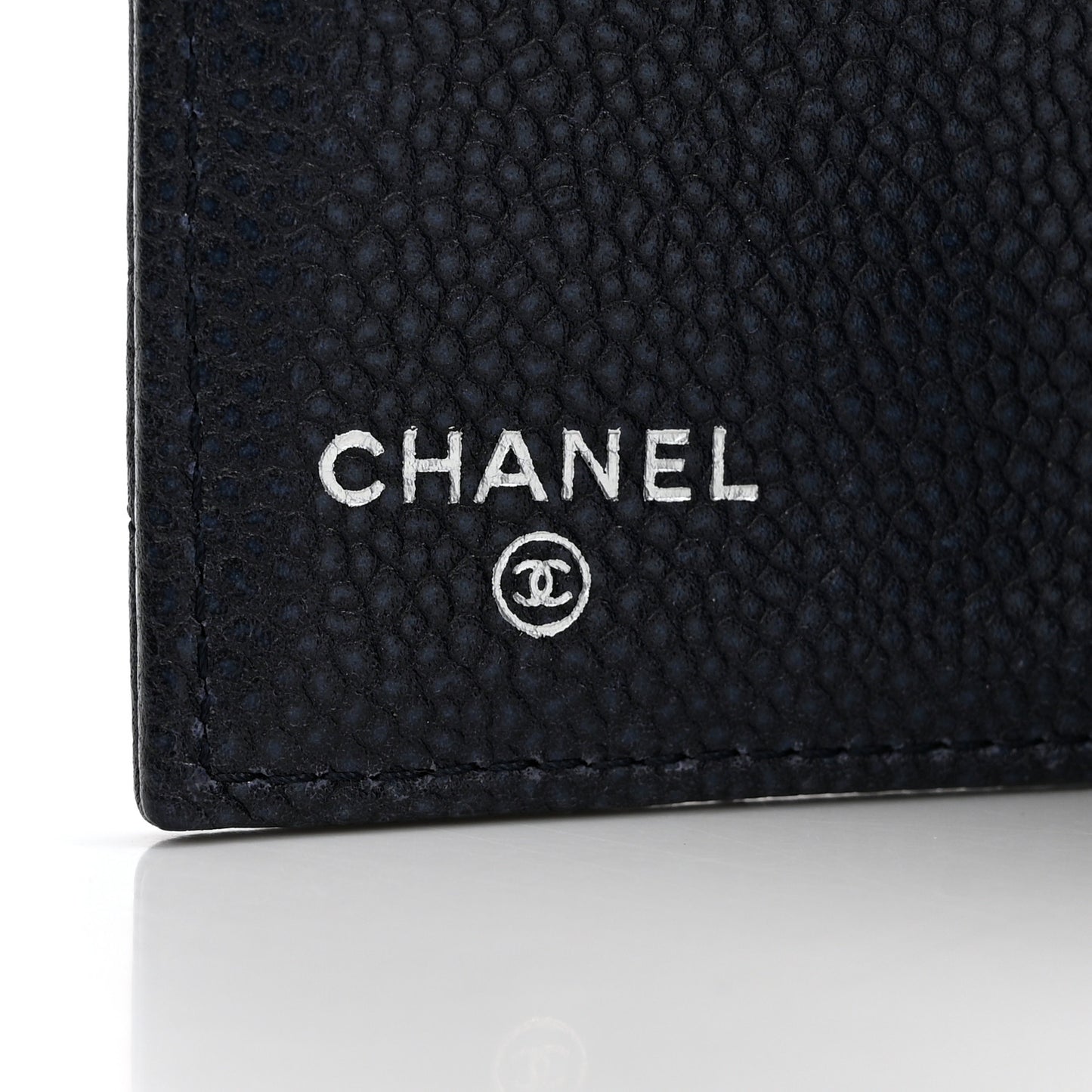 Caviar Quilted Reissue Long Flap Wallet Navy