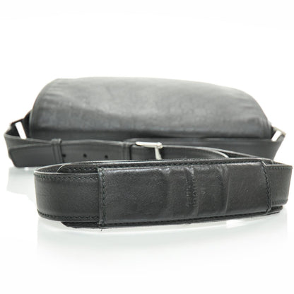 Gucci Guccissima Flap Messenger Bag Black 5 of 10