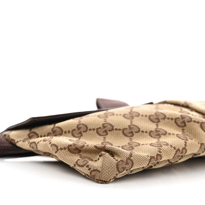 Gucci GG Monogram Double Pocket Belt Bag Dark Brown 11 of 12