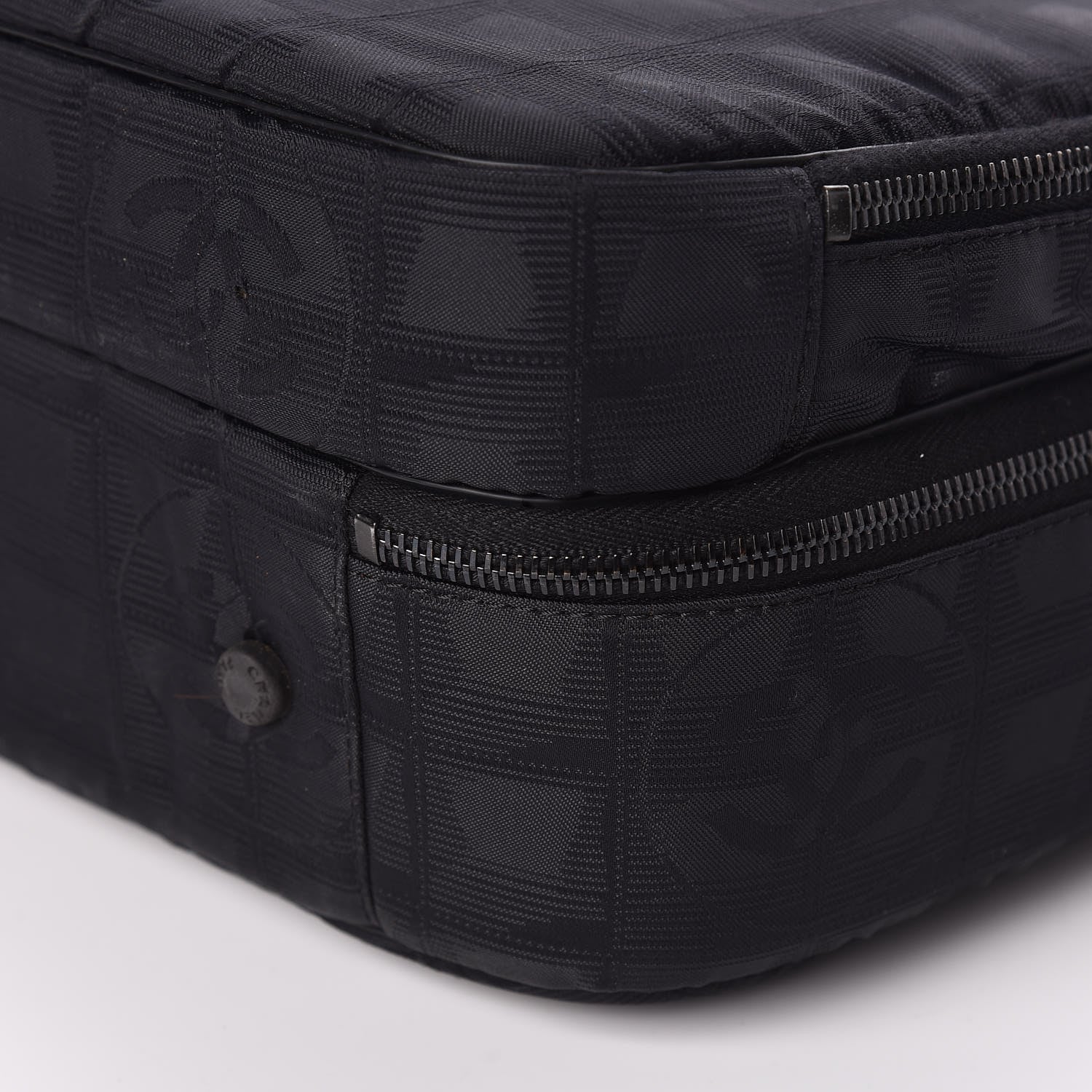 Chanel Nylon Travel Laptop Briefcase Black 6 of 13