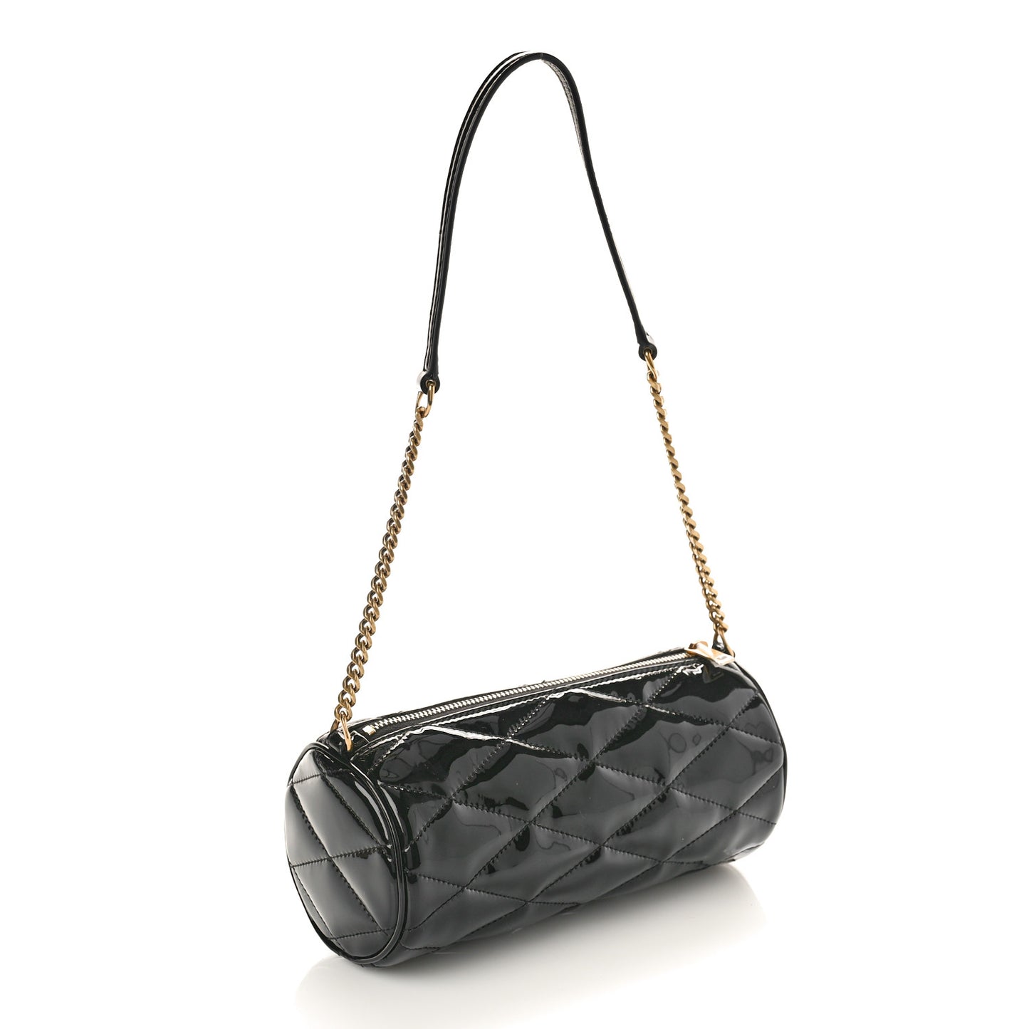 Patent Monogram Mini Sade Tube Bag Black