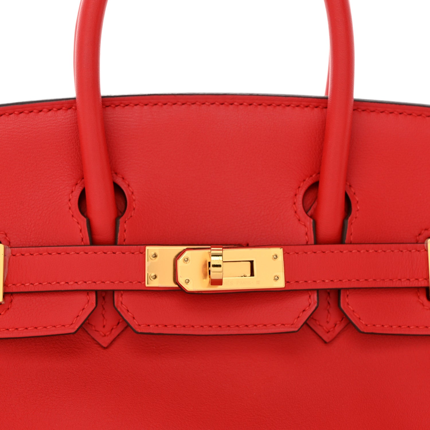 Hermes Swift Birkin 25 Rouge Tomate 8 of 12