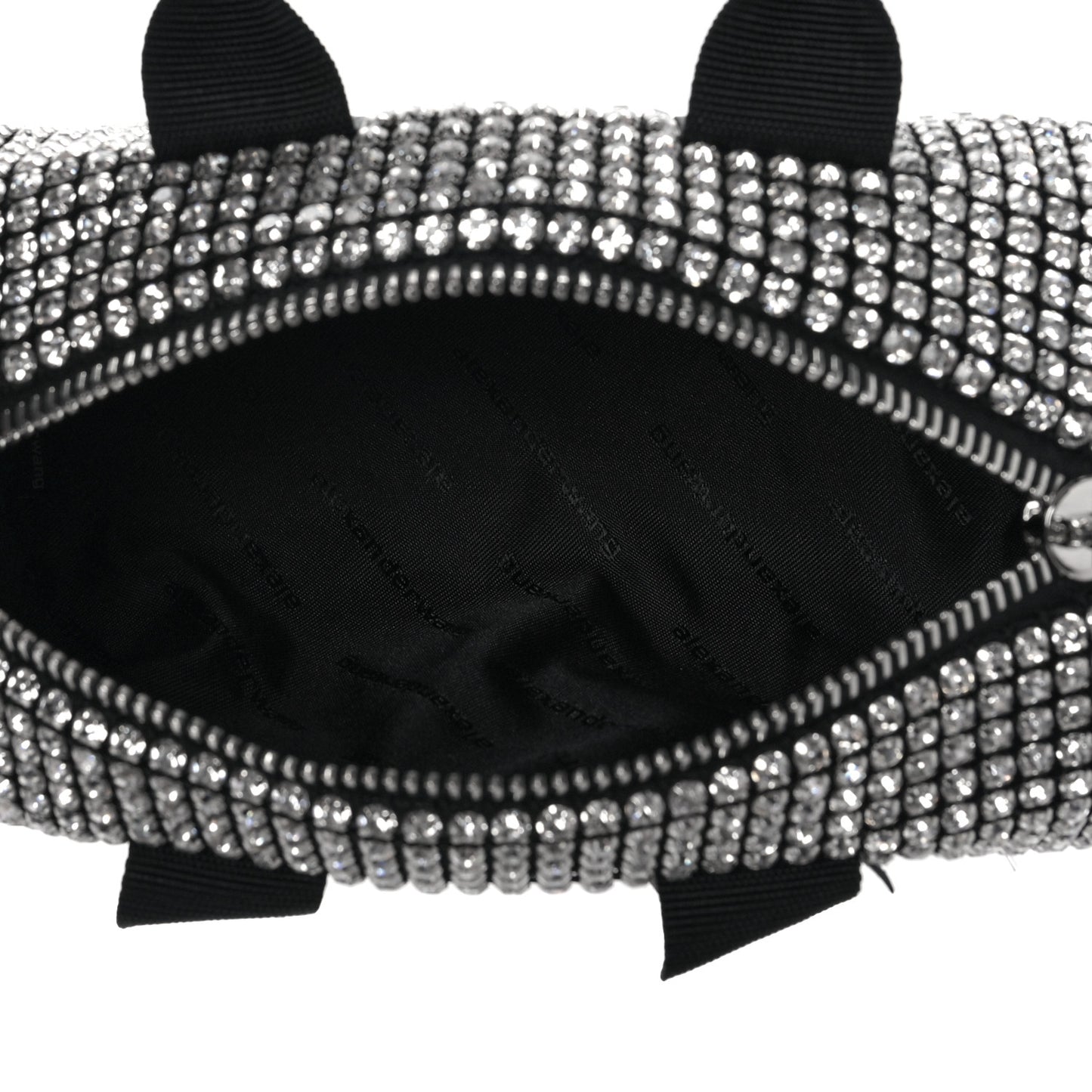Mesh Crystal Cruiser Mini Duffle White