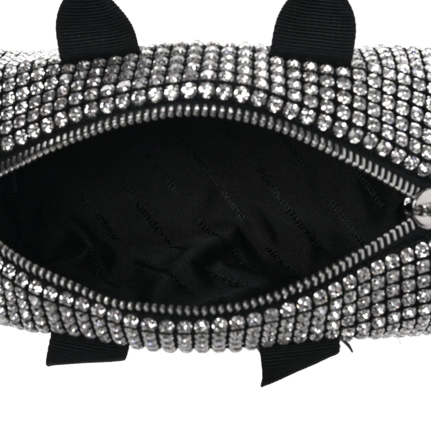 Alexander Wang Mesh Crystal Cruiser Mini Duffle White 4 of 7