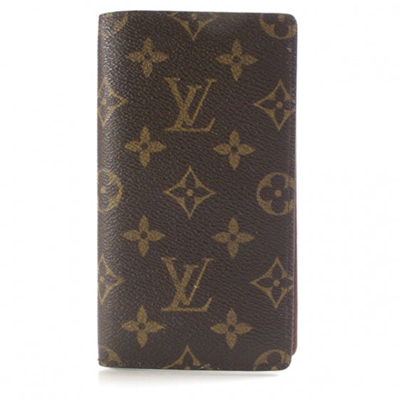 Monogram Checkbook Wallet