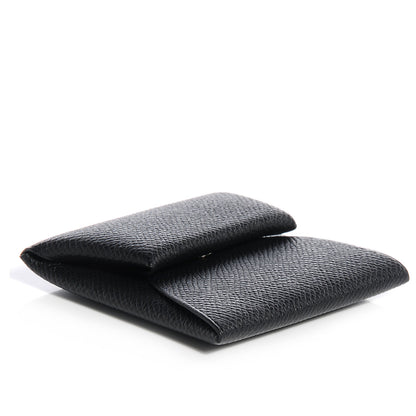 Hermes Epsom Bastia Coin Purse Black 4 of 8
