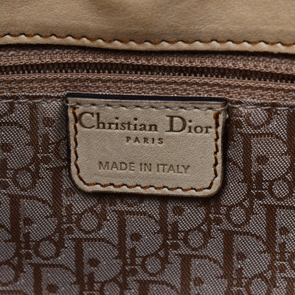 Christian Dior Calfskin Medium Gaucho Double Saddle Bag Ivory 6 of 10