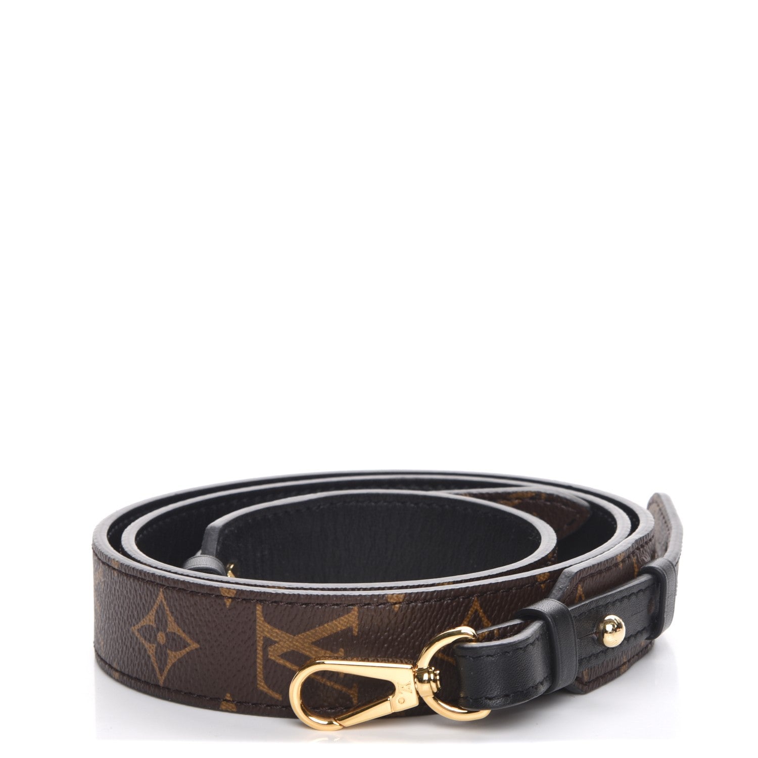 Louis Vuitton Monogram Bandouliere Shoulder Strap XL Black 1 of 7
