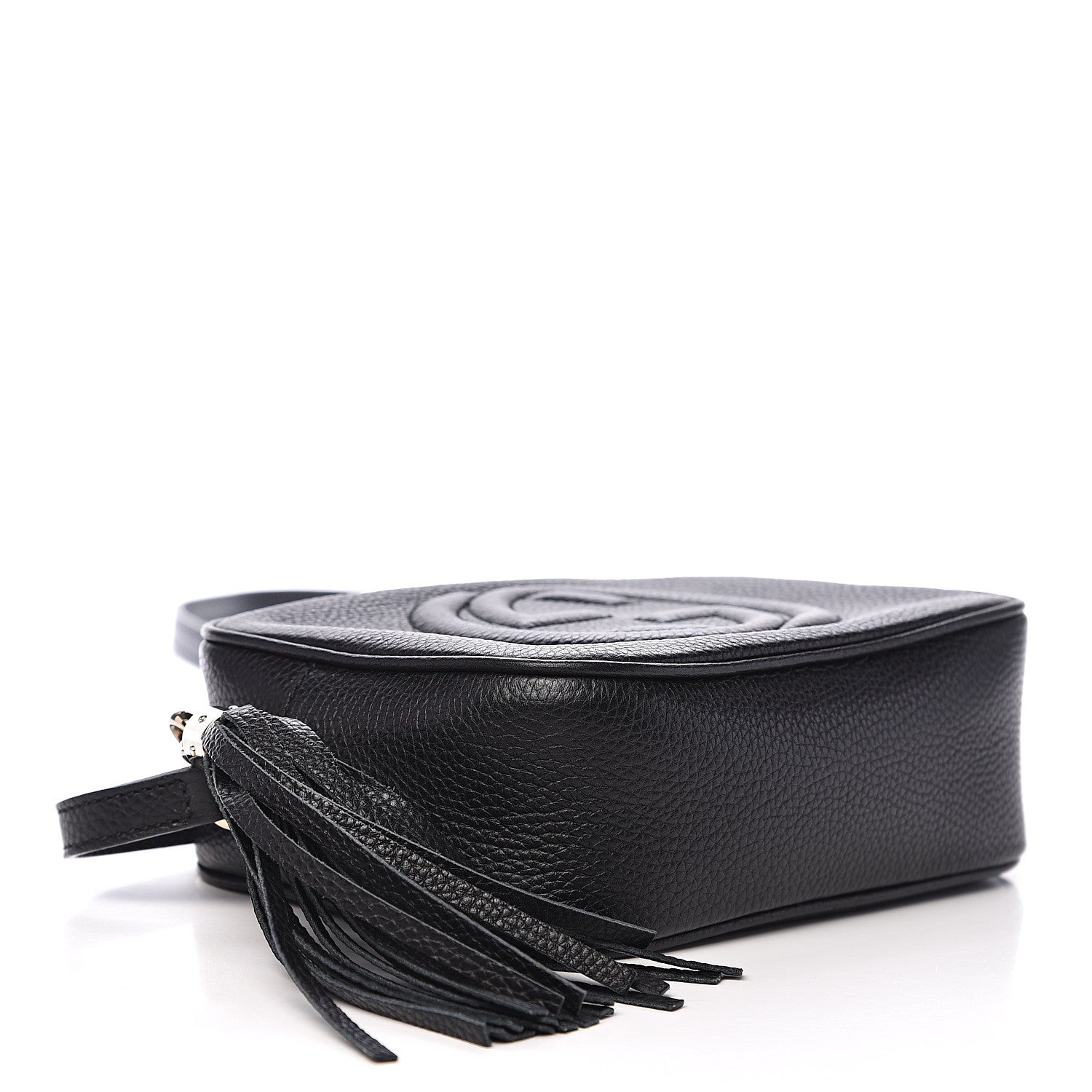Gucci Pebbled Calfskin Small Soho Disco Bag Black 3 of 9