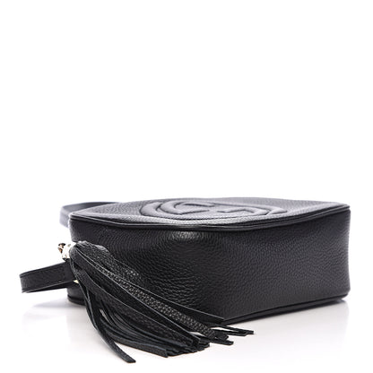 Gucci Pebbled Calfskin Small Soho Disco Bag Black 3 of 9