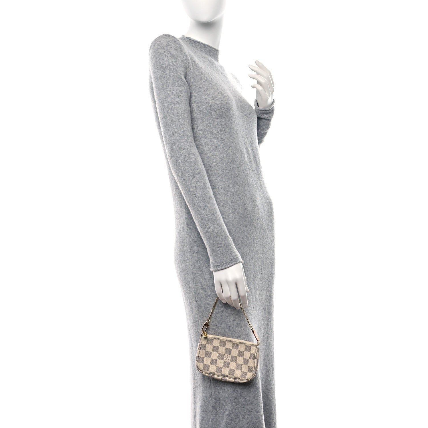 Louis Vuitton Damier Azur Mini Pochette Accessories 3 of 8