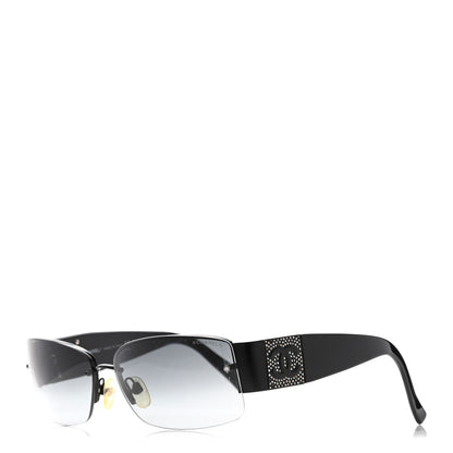 Chanel Crystal CC Sunglasses 4117-B Black 1 of 10