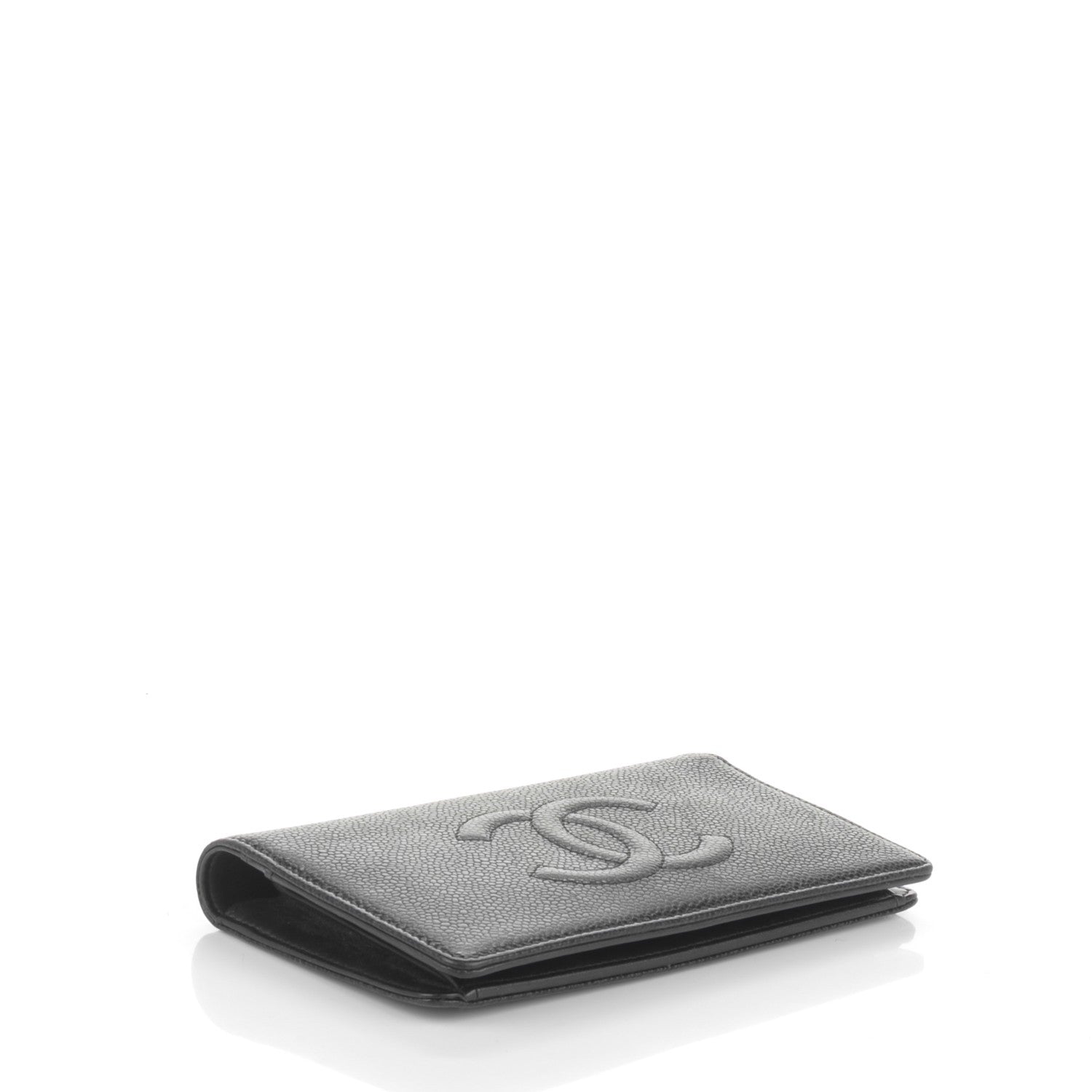 Chanel Caviar Timeless CC Yen Wallet Black 4 of 8