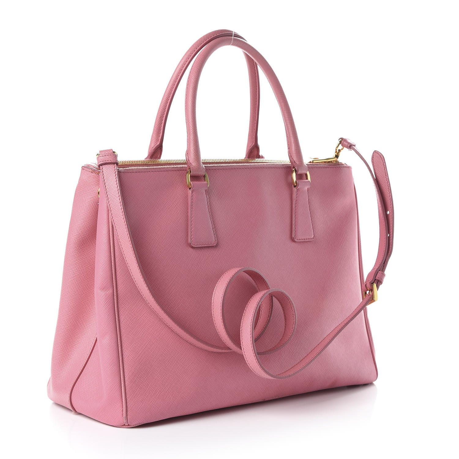 Prada Saffiano Medium Galleria Double Zip Tote Geranio 3 of 11