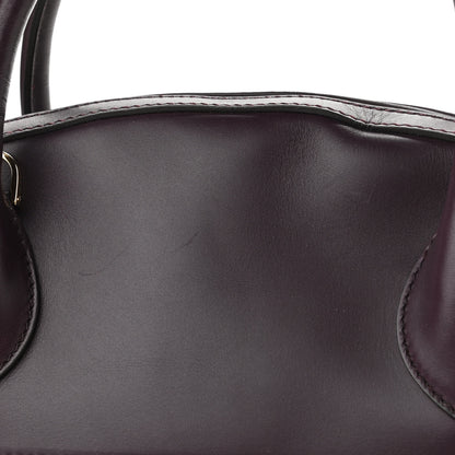 Salvatore Ferragamo Calfskin Fiamma Bag Plum 12 of 16