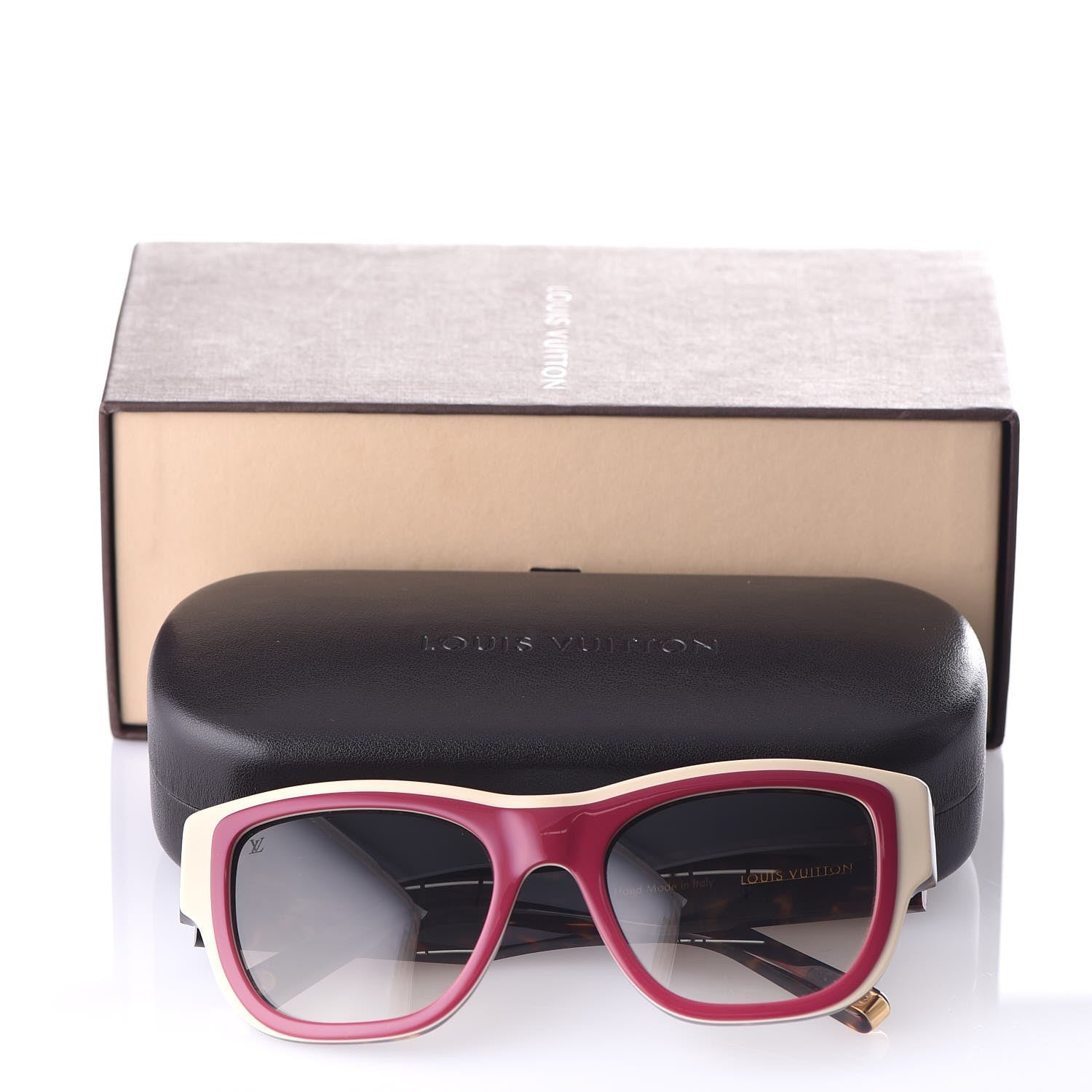 Louis Vuitton Tortoise Aster Sunglasses Z0619W Fuchsia 7 of 7