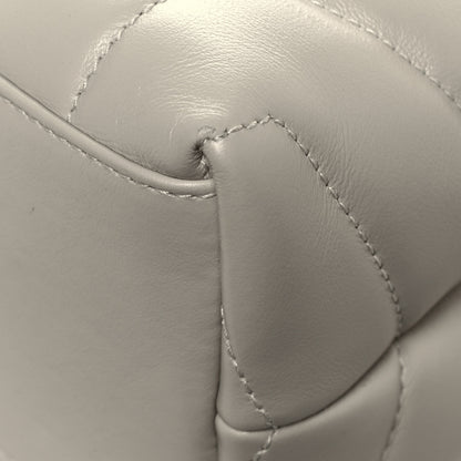 Saint Laurent Calfskin Y Quilted Monogram Small Loulou Chain Satchel Ivory 11 of 12