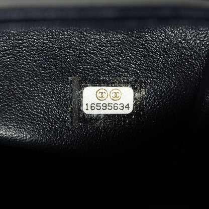 Chanel Lambskin Quilted Maxi Double Flap Navy 8 of 8