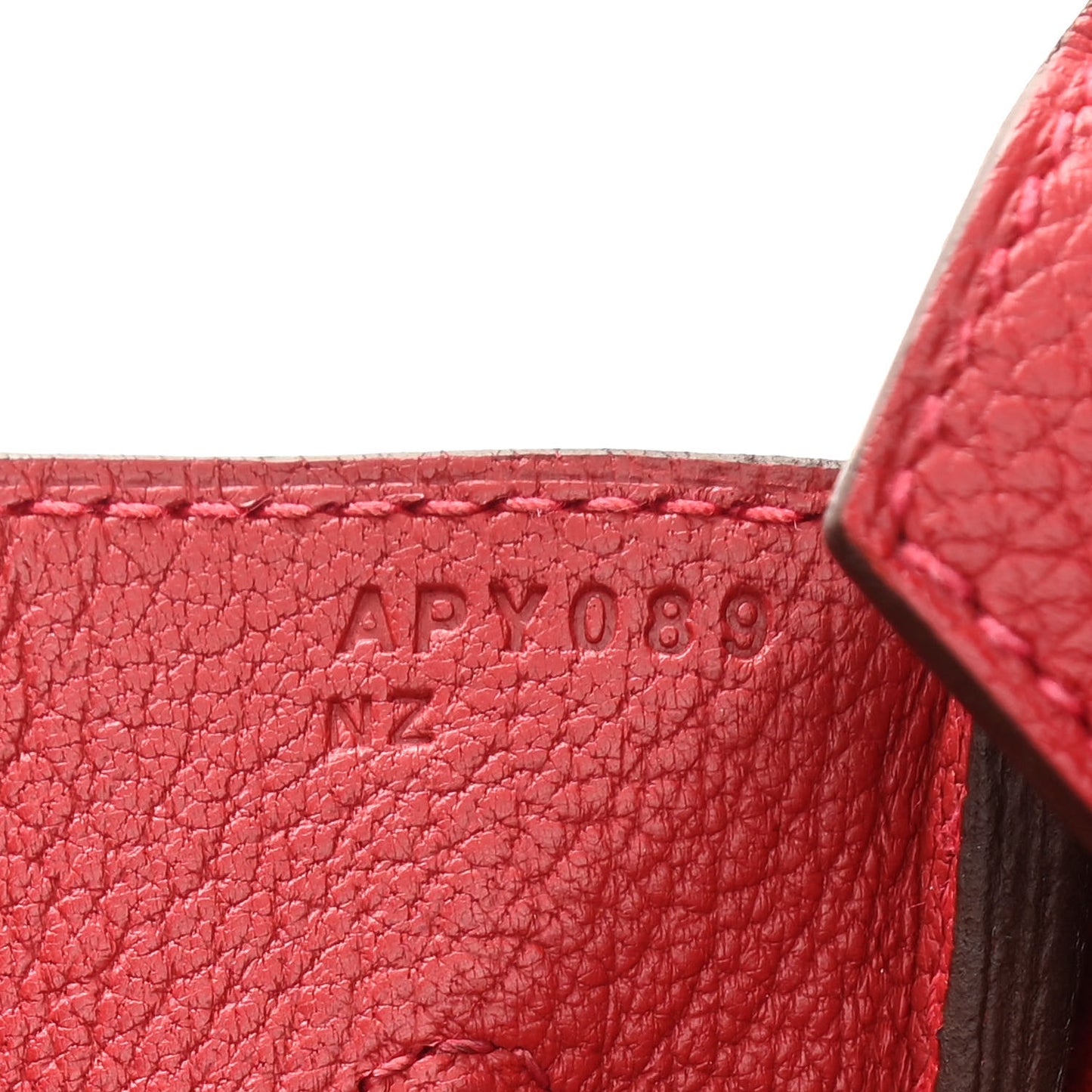 Togo Birkin 35 Rouge Casaque