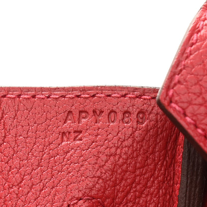 Hermes Togo Birkin 35 Rouge Casaque 7 of 10
