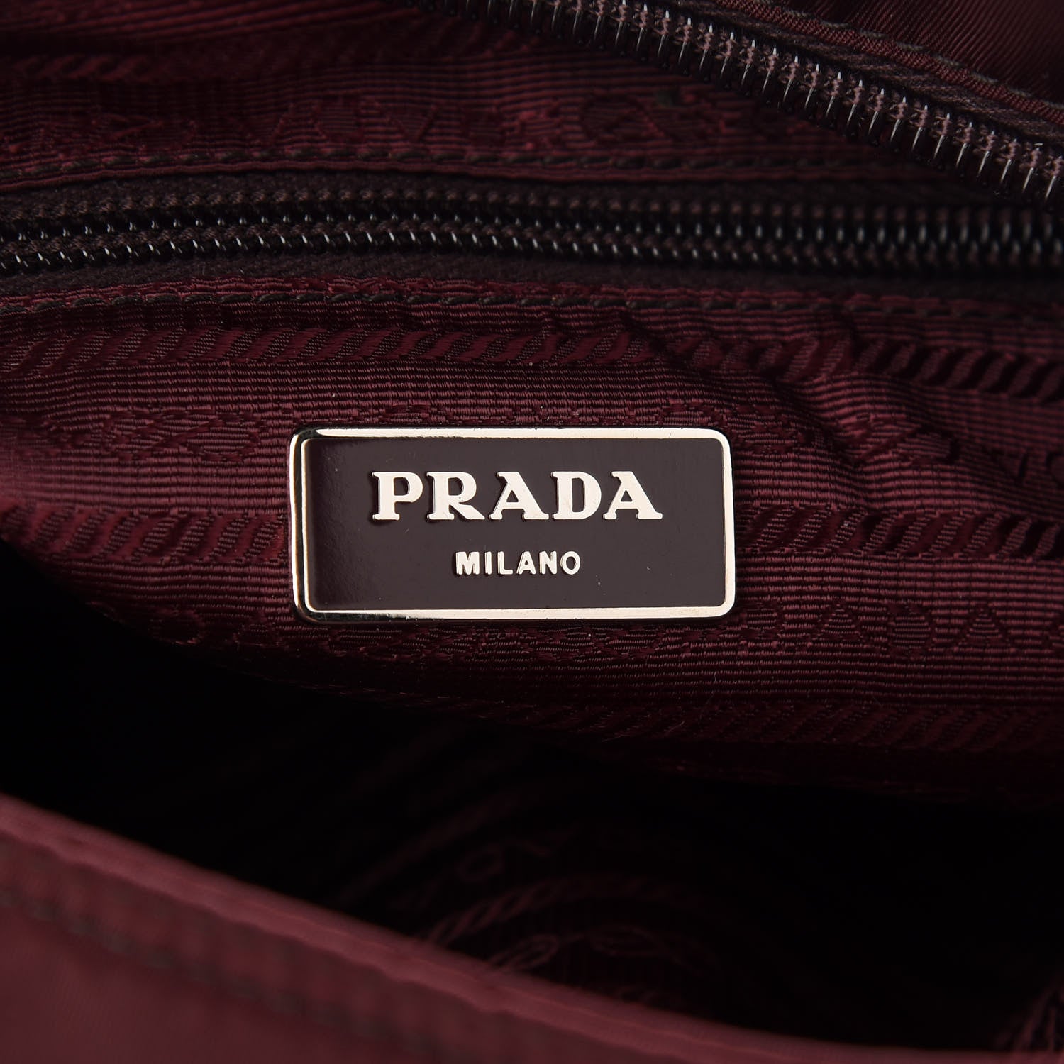 Prada Tessuto Nylon Vela Messenger Bag Bordeaux 8 of 10