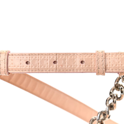 Christian Dior Patent Micro-Cannage Small Diorama Flap Bag Pink 19 of 22