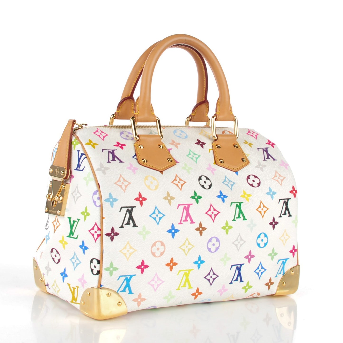 Monogram Multicolor Speedy 30 White
