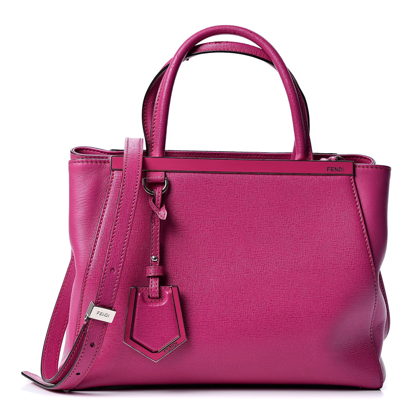 Vitello Elite Petite 2Jours Tote Magenta