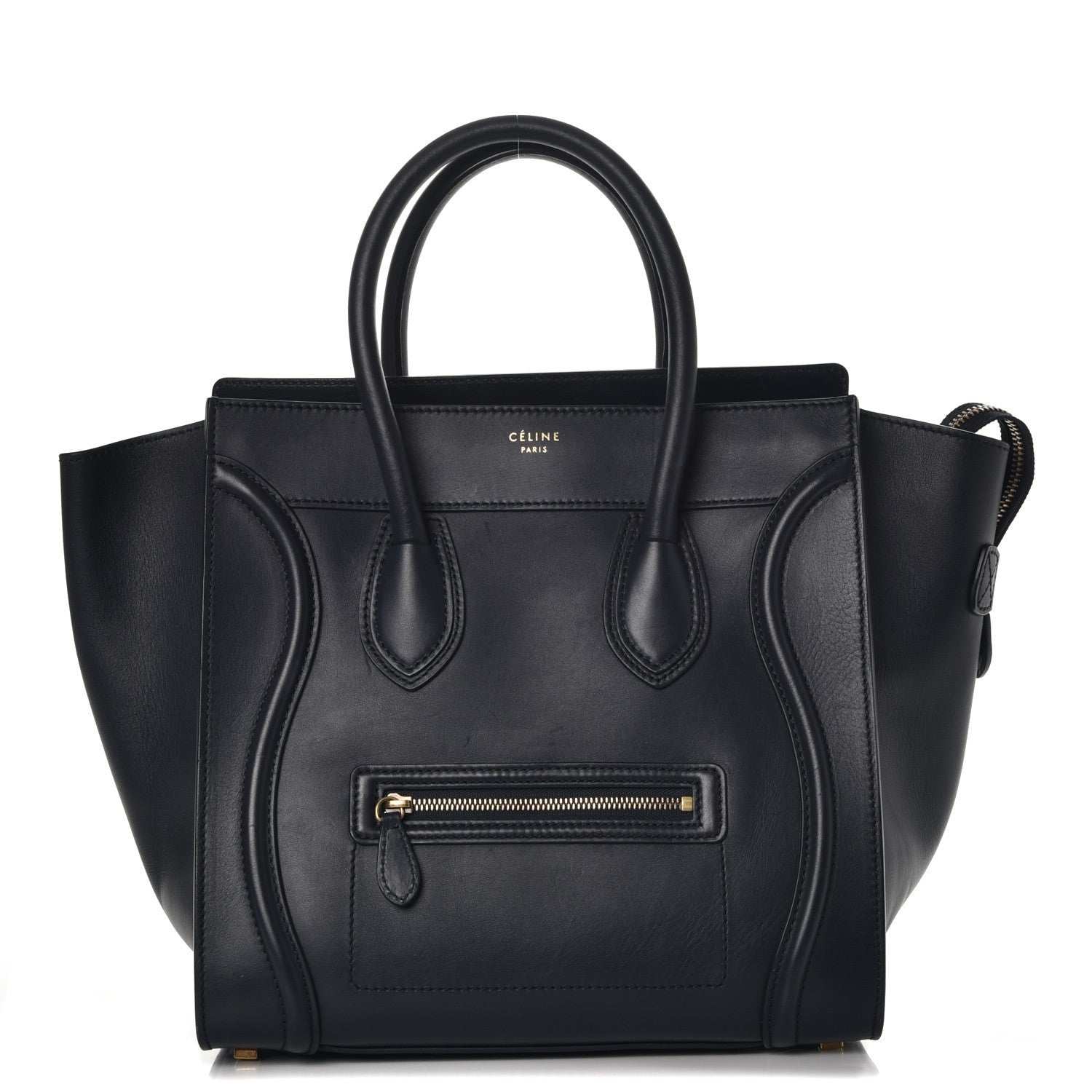 Celine Smooth Calfskin Mini Luggage Navy Blue 1 of 10