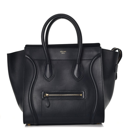 Celine Smooth Calfskin Mini Luggage Navy Blue 1 of 10