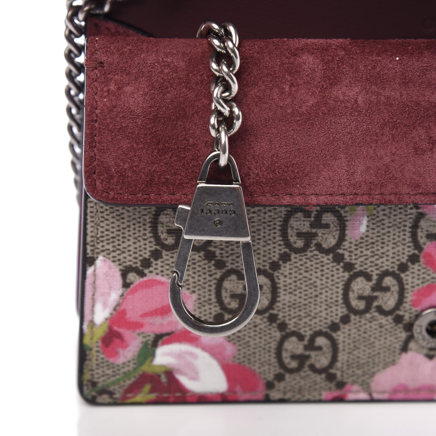 Gucci GG Supreme Monogram Blooms Super Mini Dionysus Shoulder Bag Beige Multicolor Dry Rose 7 of 12