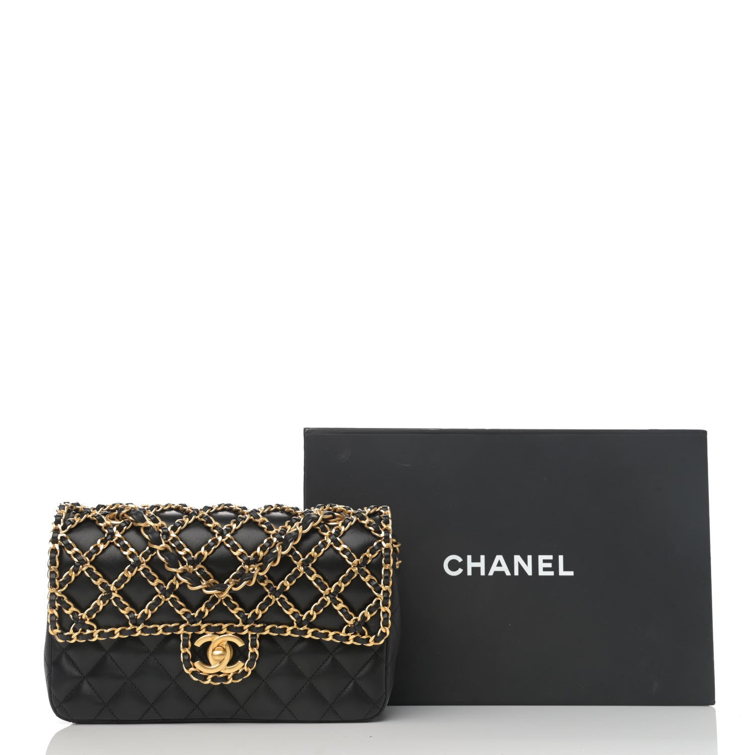 Chanel Lambskin Timeless Classic Chained Double Flap Black 11 of 11