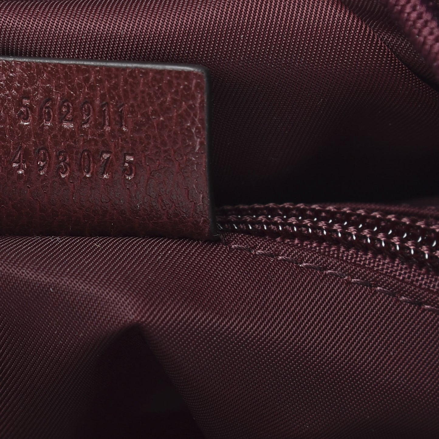 GG Monogram Script Logo Large Double Pocket Backpack Sahara Rubino Bordeaux