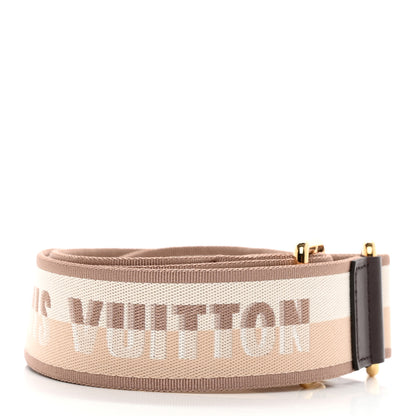 Louis Vuitton Jacquard Speedy Bandouliere 20 Shoulder Strap Beige Brown 2 of 4