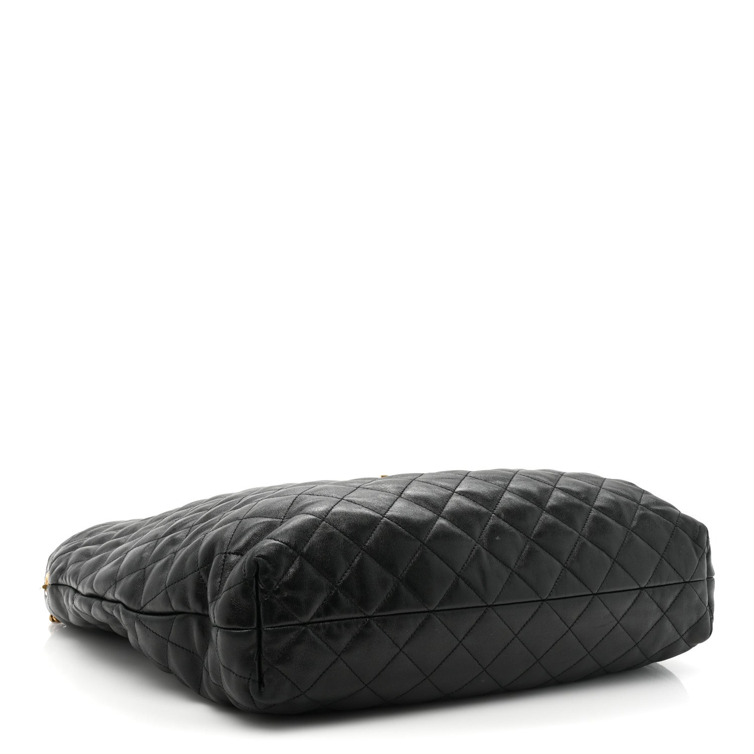 Saint Laurent Lambskin Quilted Maxi Icare Shopping Tote Black 5 of 15