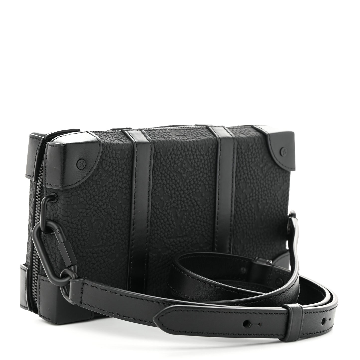 Taurillon Monogram Soft Trunk Wallet Black