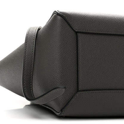 Celine Grained Calfskin Micro Belt Bag Grey 10 of 11