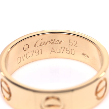 Cartier 18K Yellow Gold 5.5mm LOVE Ring 52 6 4 of 5