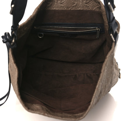 Louis Vuitton Monogram Lambskin Antheia Hobo PM Olive 5 of 8