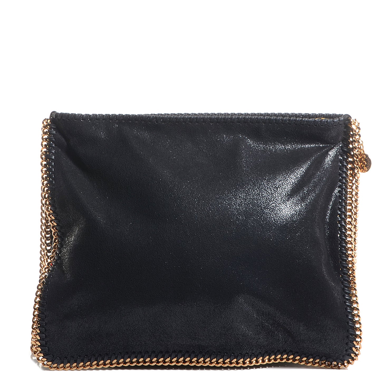 Faux Leather Shaggy Deer Medium Falabella Crossbody Bag Black