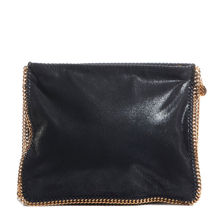 Stella McCartney Faux Leather Shaggy Deer Medium Falabella Crossbody Bag Black 1 of 6