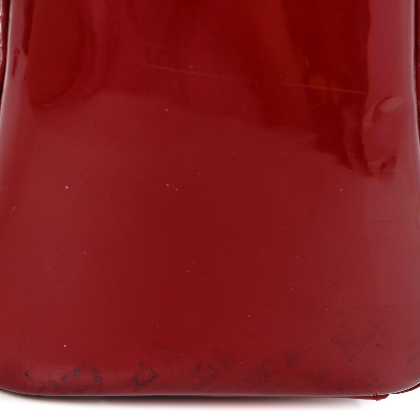 Patent Cannage Large Lady Dior Red